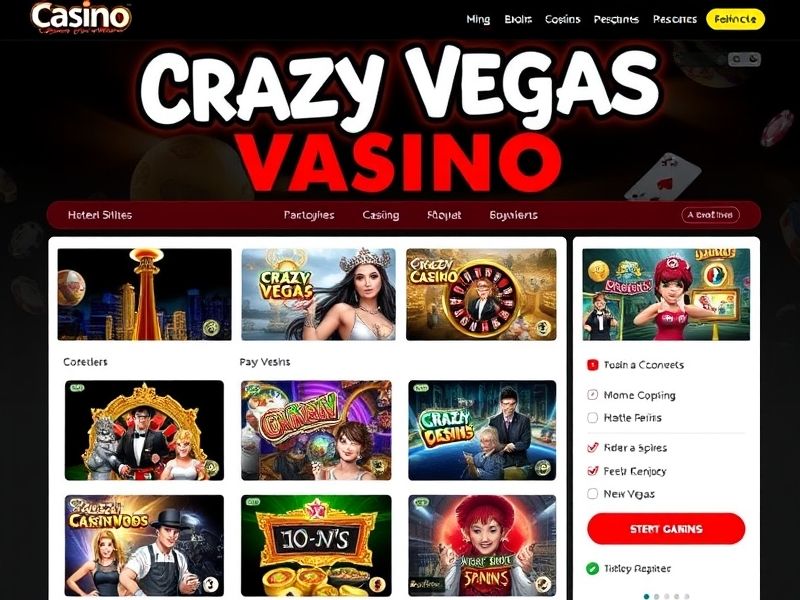 Explore Crazy Vegas Casino and a wide range of online gambling games. Find expert reviews, real player rankings, bonus guides, and strategies for slots, blackjack, roulette, and more. Your trusted source for casino insights.
