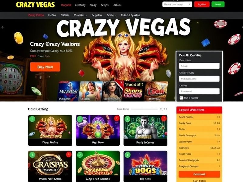 Explore Crazy Vegas Casino and a wide range of online gambling games. Find expert reviews, real player rankings, bonus guides, and strategies for slots, blackjack, roulette, and more. Your trusted source for casino insights.